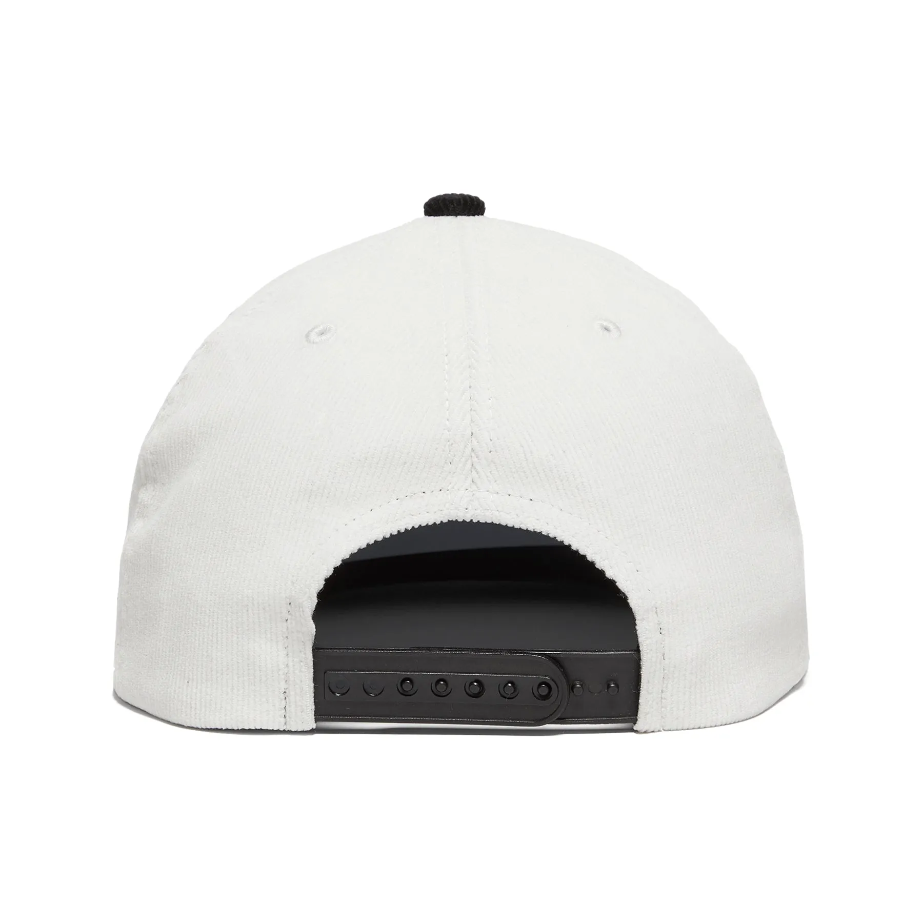 A Bathing Ape Corduroy College Snap Back Cap (White)