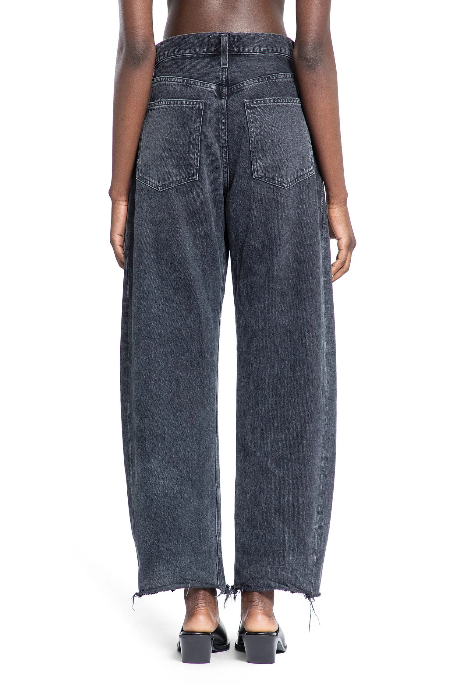 AGOLDE WOMAN BLACK JEANS