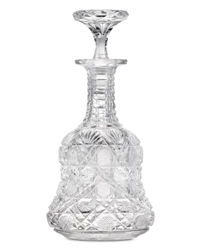 American Brilliant Period Cut Glass Cruet Bottle