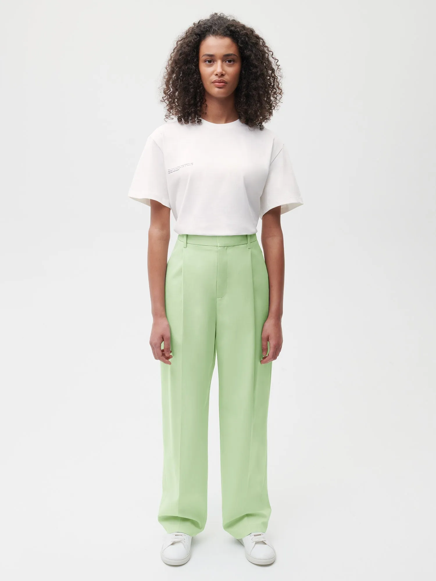 Archive Men's Cotton Tailored Trousers—pistachio