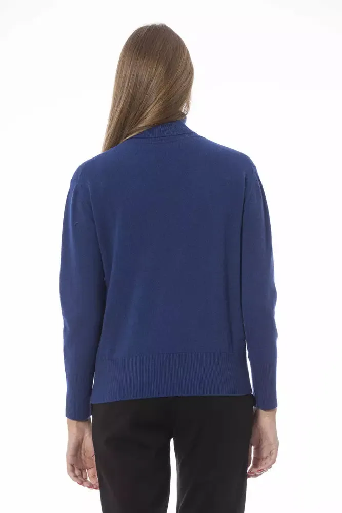 Baldinini Trend Blue Wool Women Women's Sweater