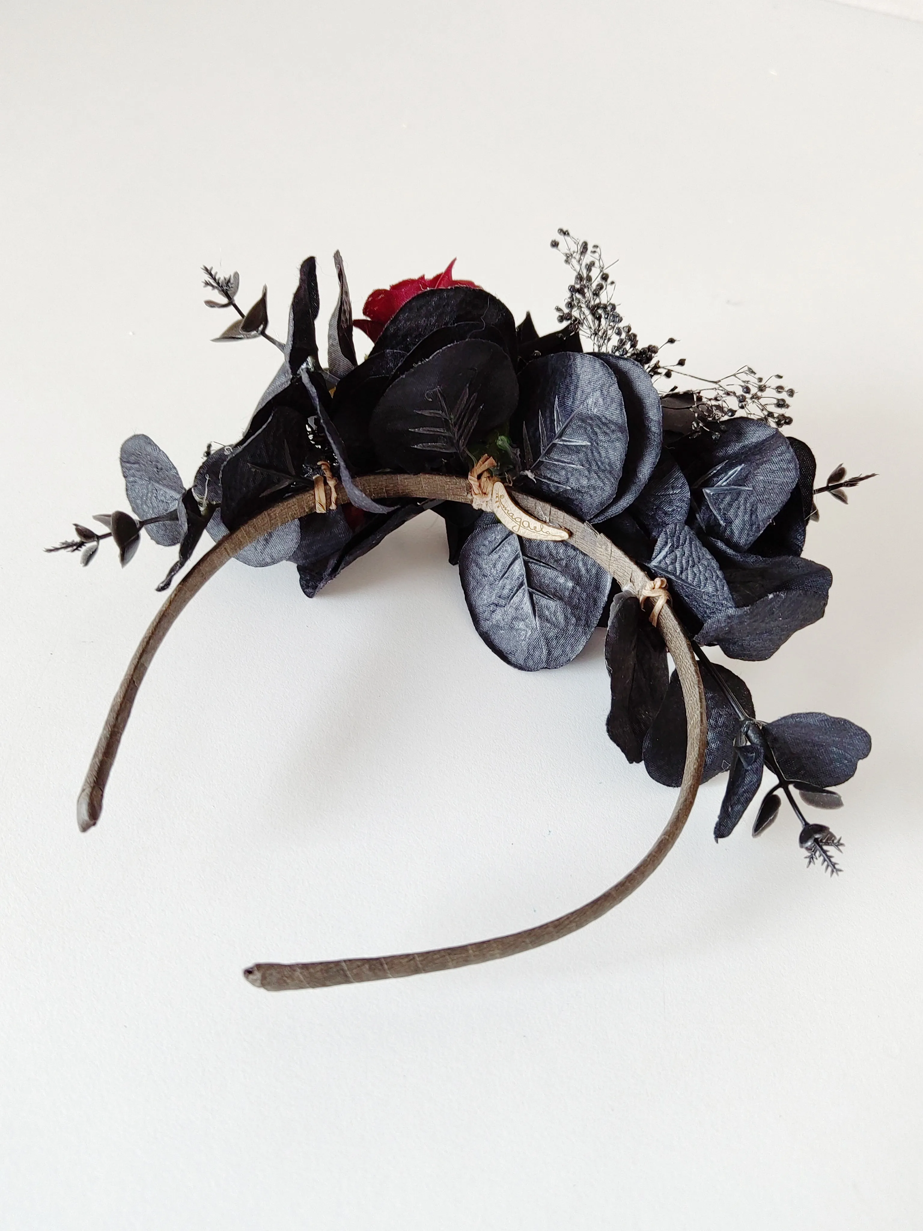 Black and red Frida Kahlo headband