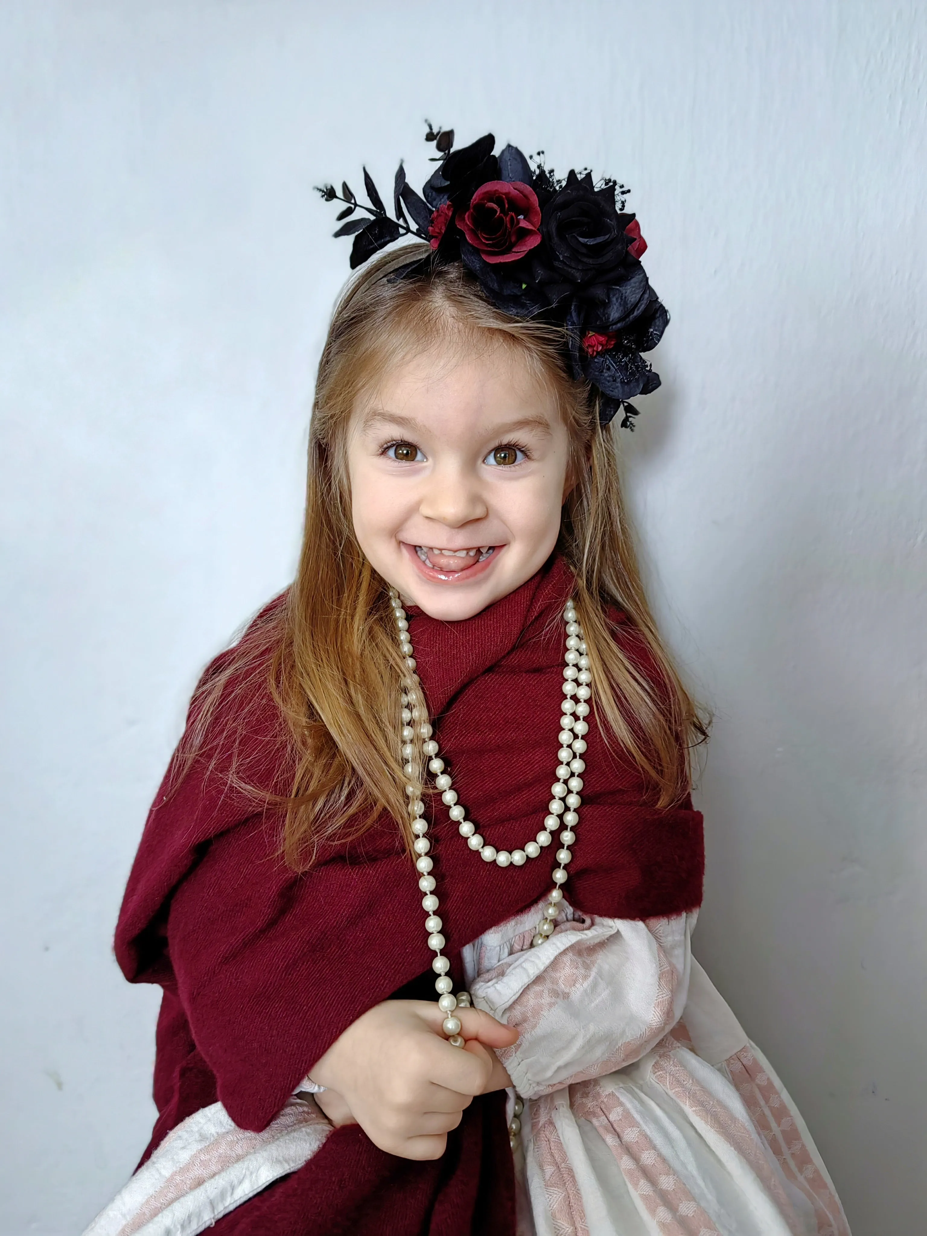 Black and red Frida Kahlo headband