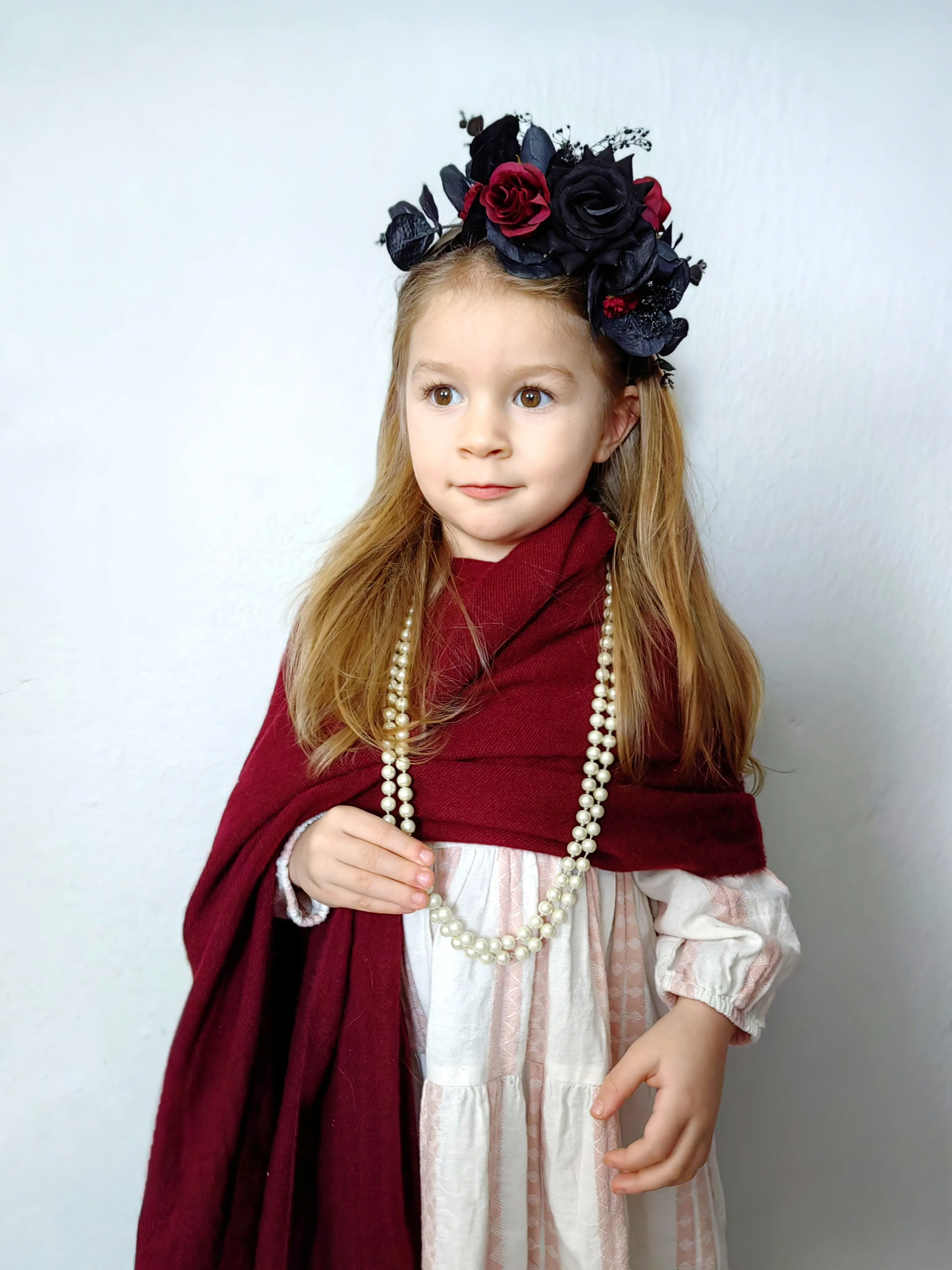 Black and red Frida Kahlo headband