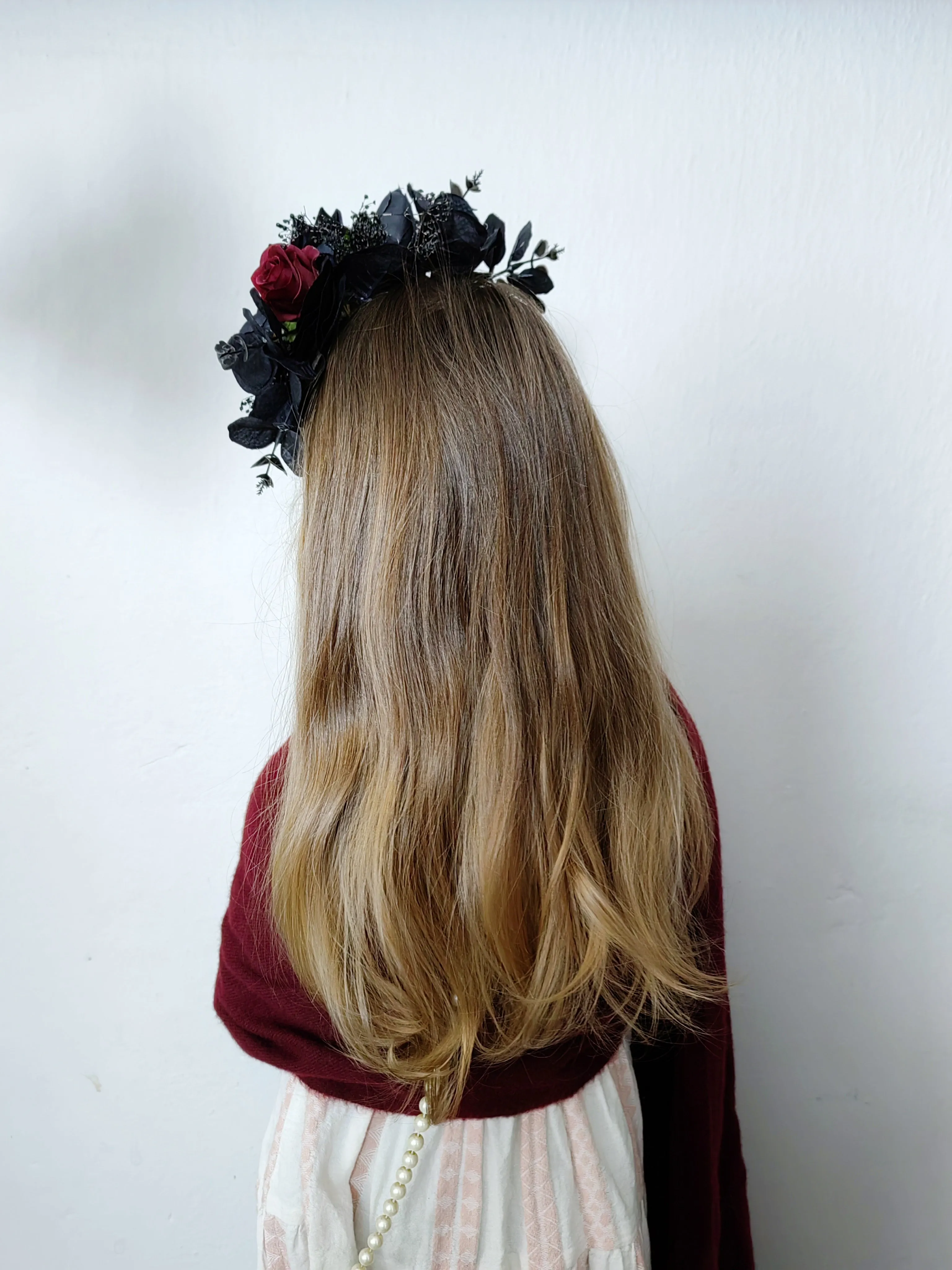 Black and red Frida Kahlo headband