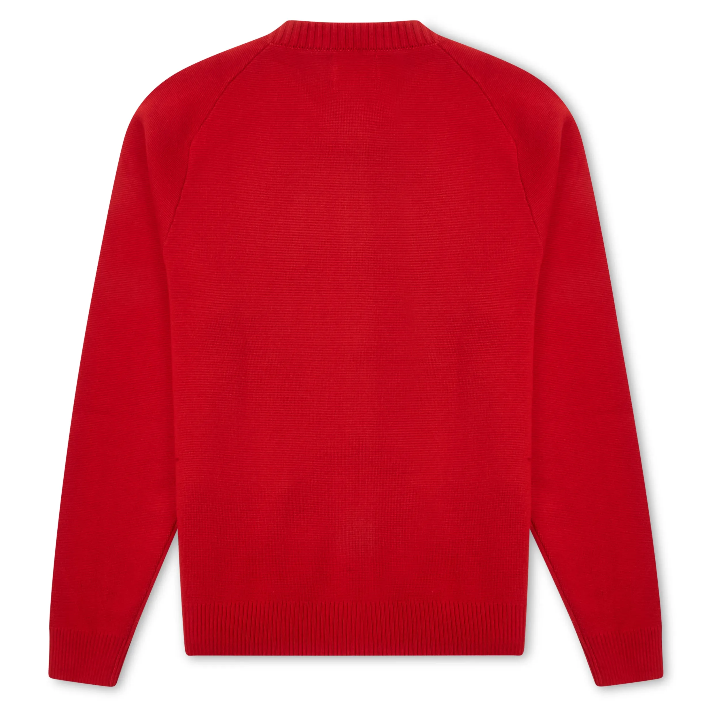 Burrows & Hare Varsity Cardigan - Red