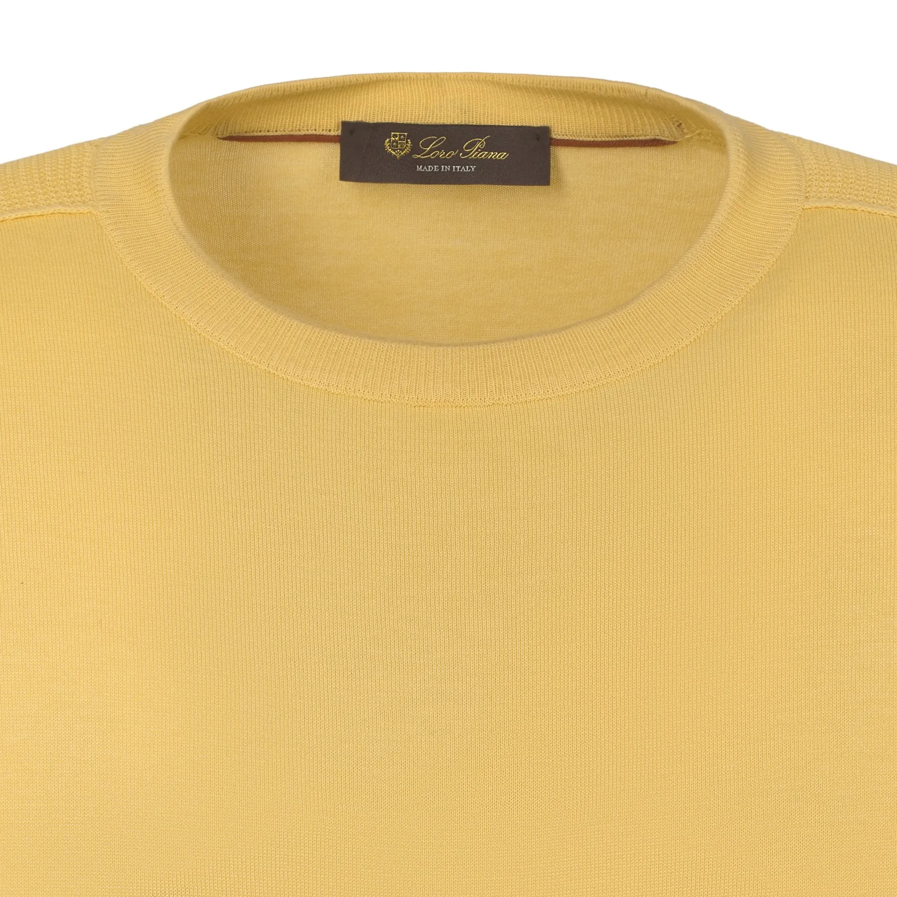 Cotton And Silk-Blend Sweater in Tuscan Yellow