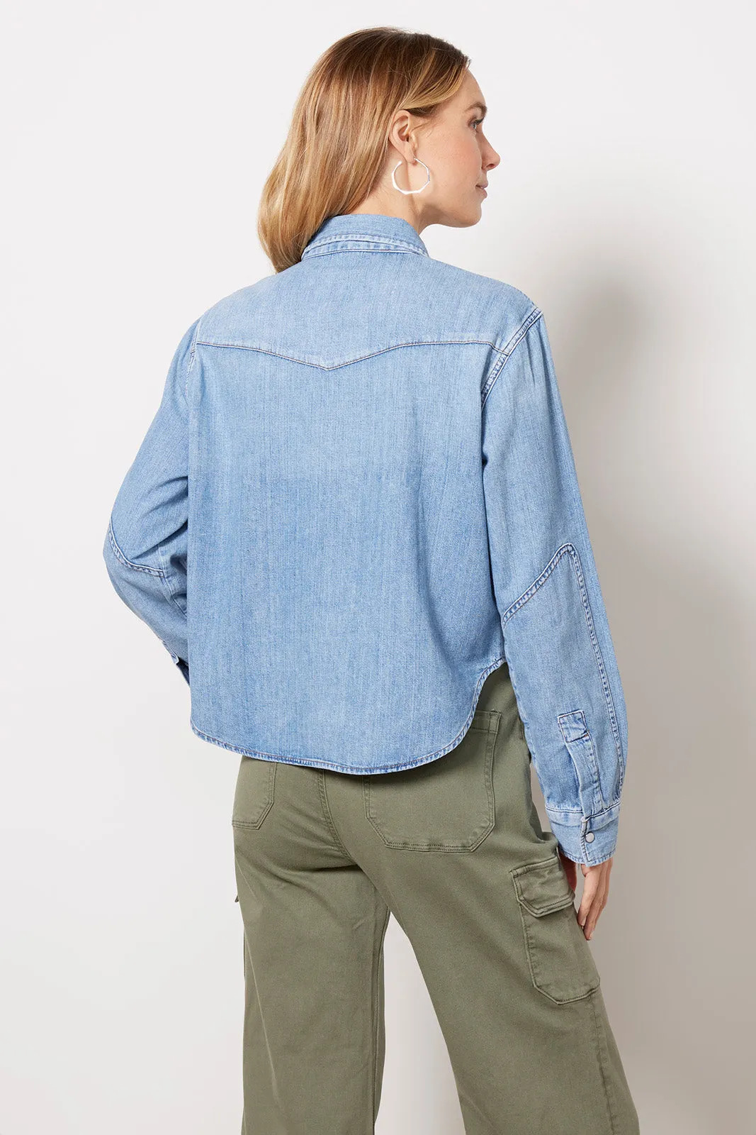 Cropped Western Shirt