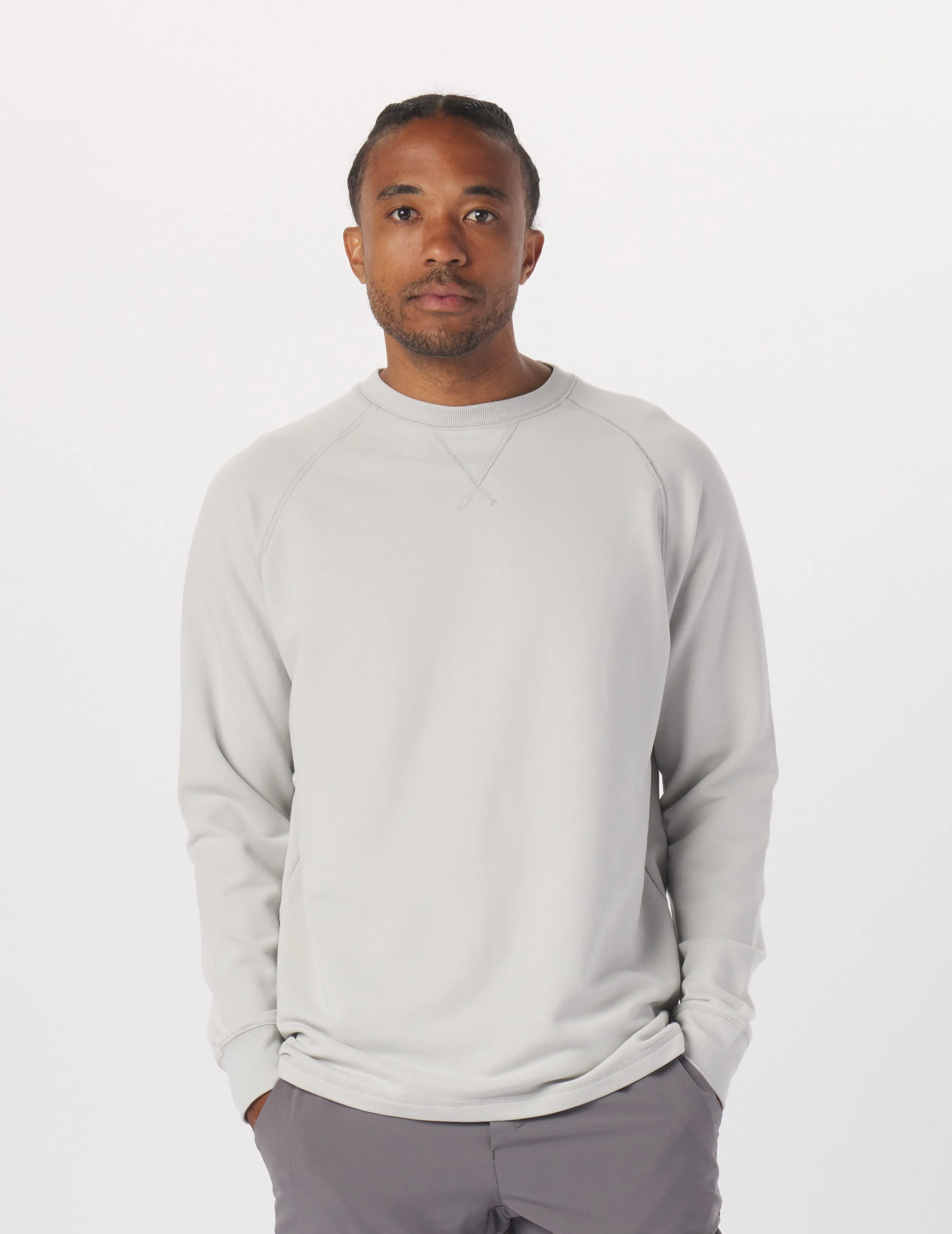 Dakota Crewneck: Ash Grey