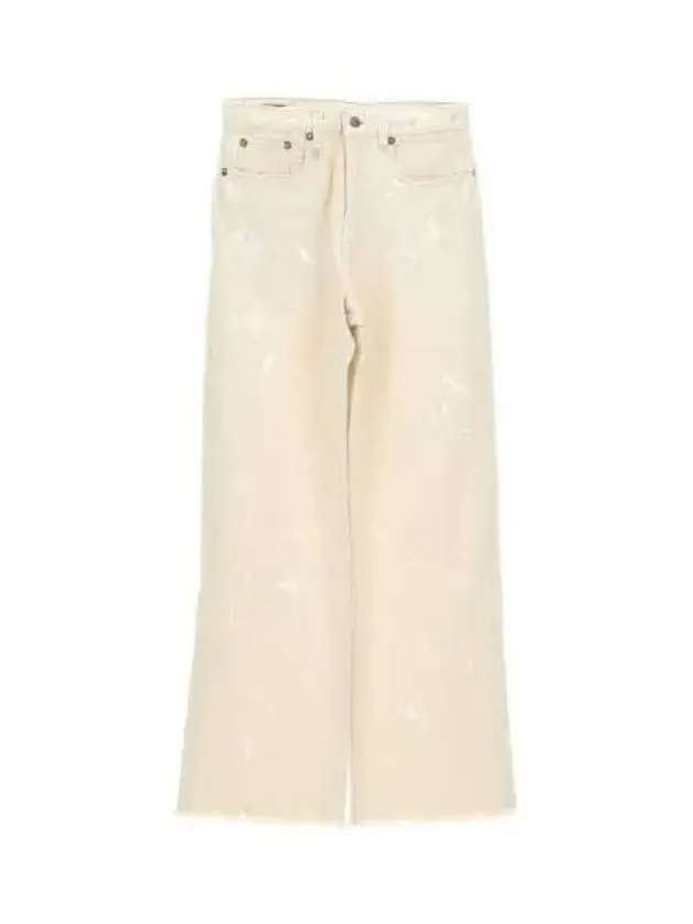 DARCY paint decorated denim pants 270926