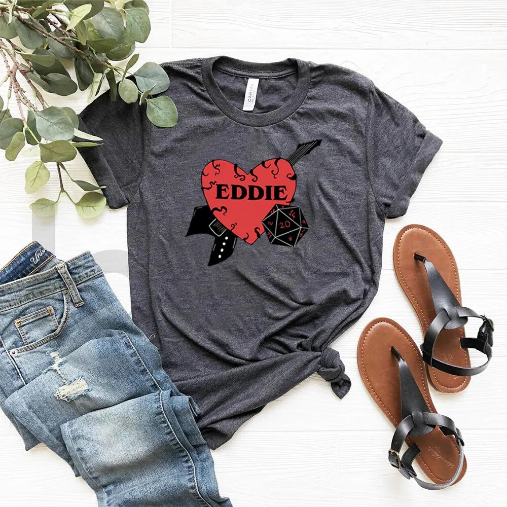 DressBetty - Red Heart Printed T-shirt