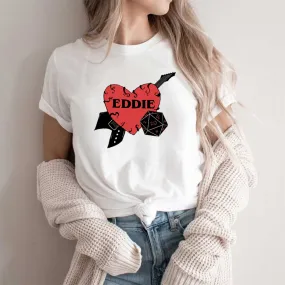 DressBetty - Red Heart Printed T-shirt