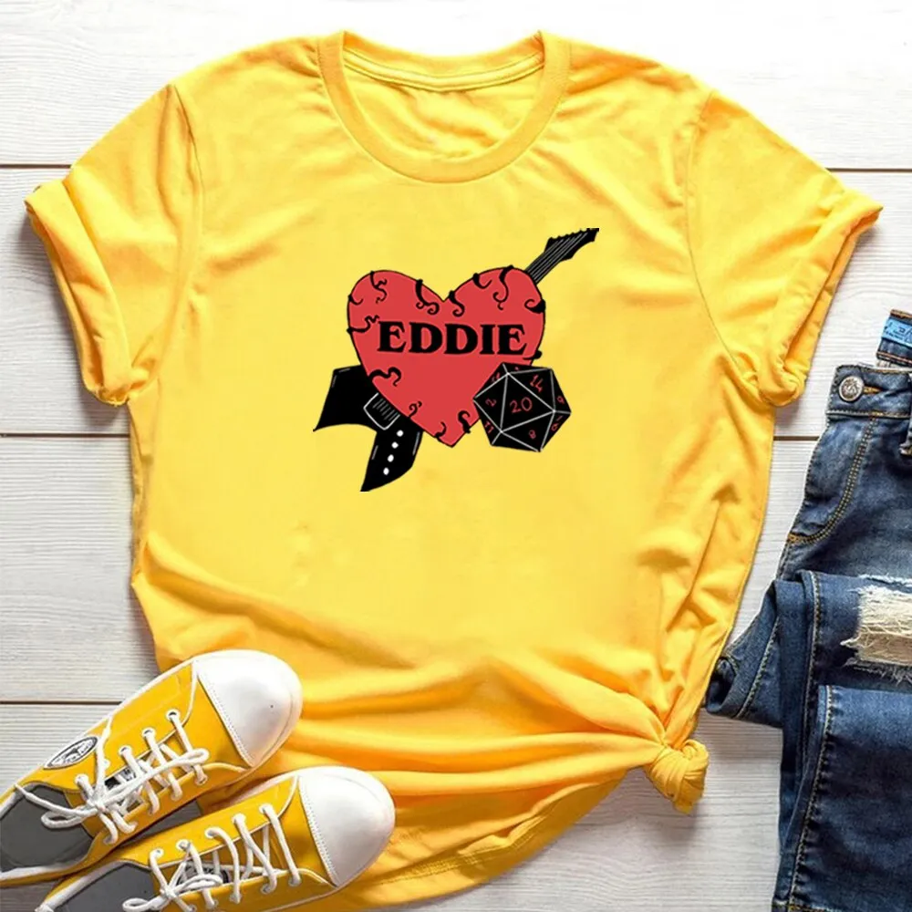DressBetty - Red Heart Printed T-shirt