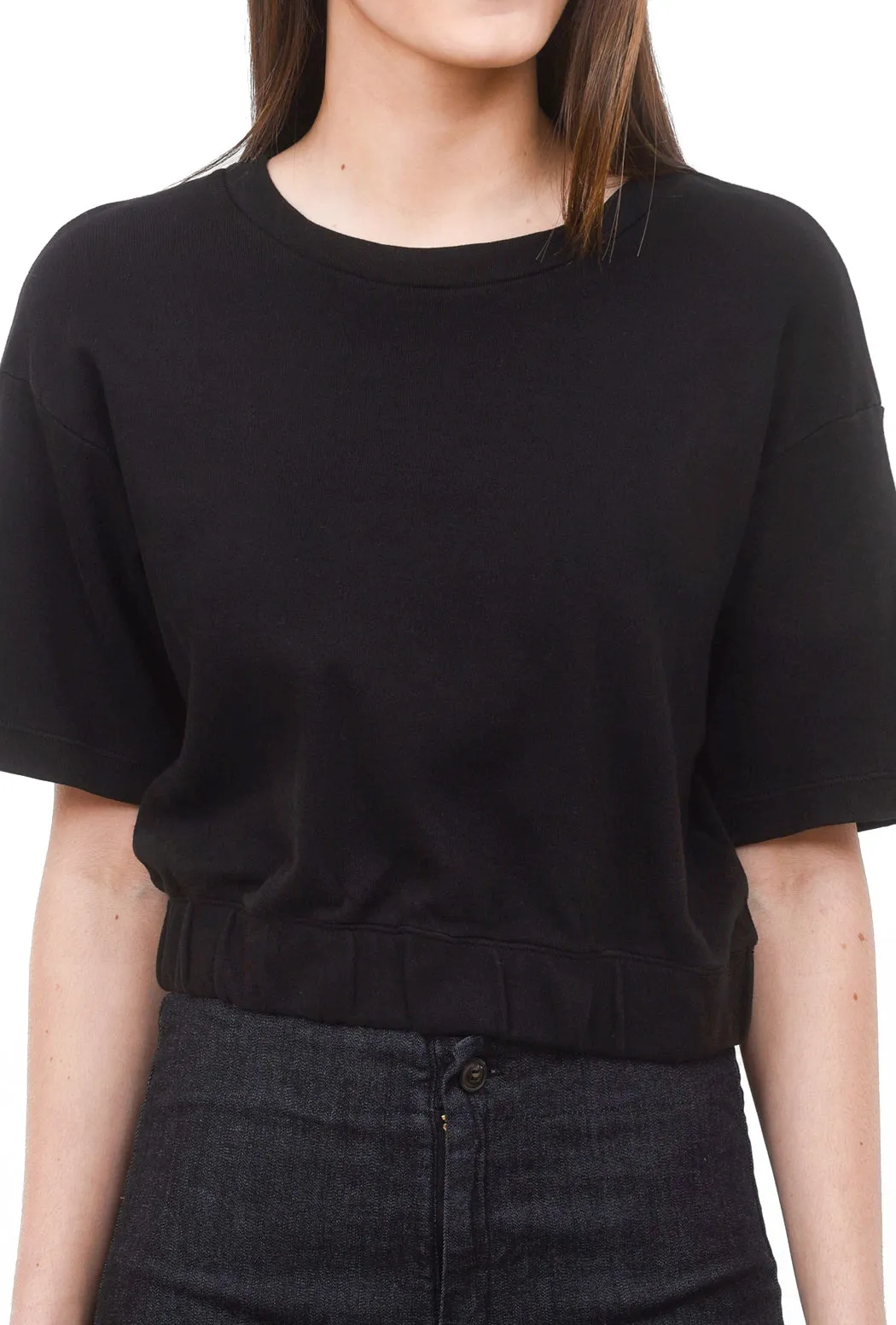 Elastic Softie Top, Black