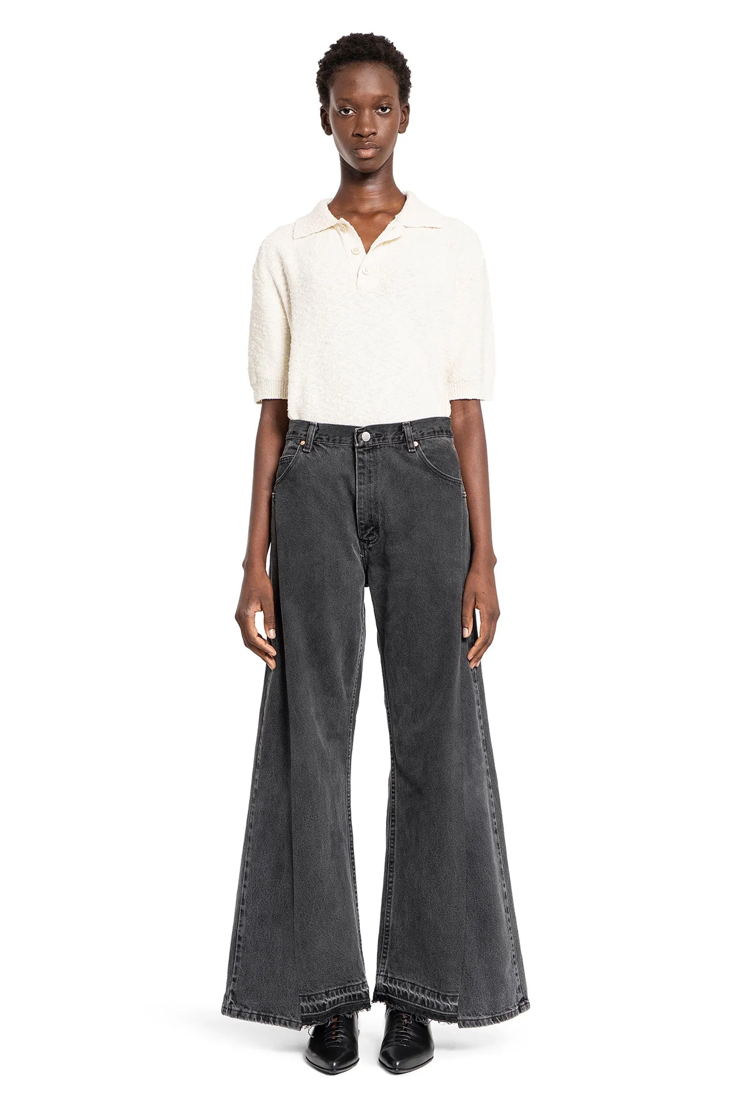 E.L.V. DENIM WOMAN GREY JEANS