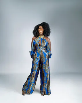 Etnica Adille satin Schiffon jumpsuit