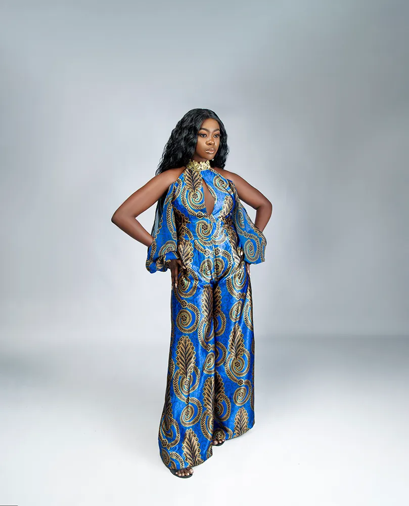 Etnica Adille satin Schiffon jumpsuit