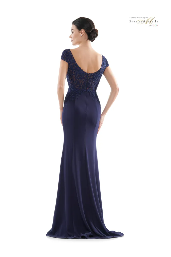 Fit & Flare Faille Gown