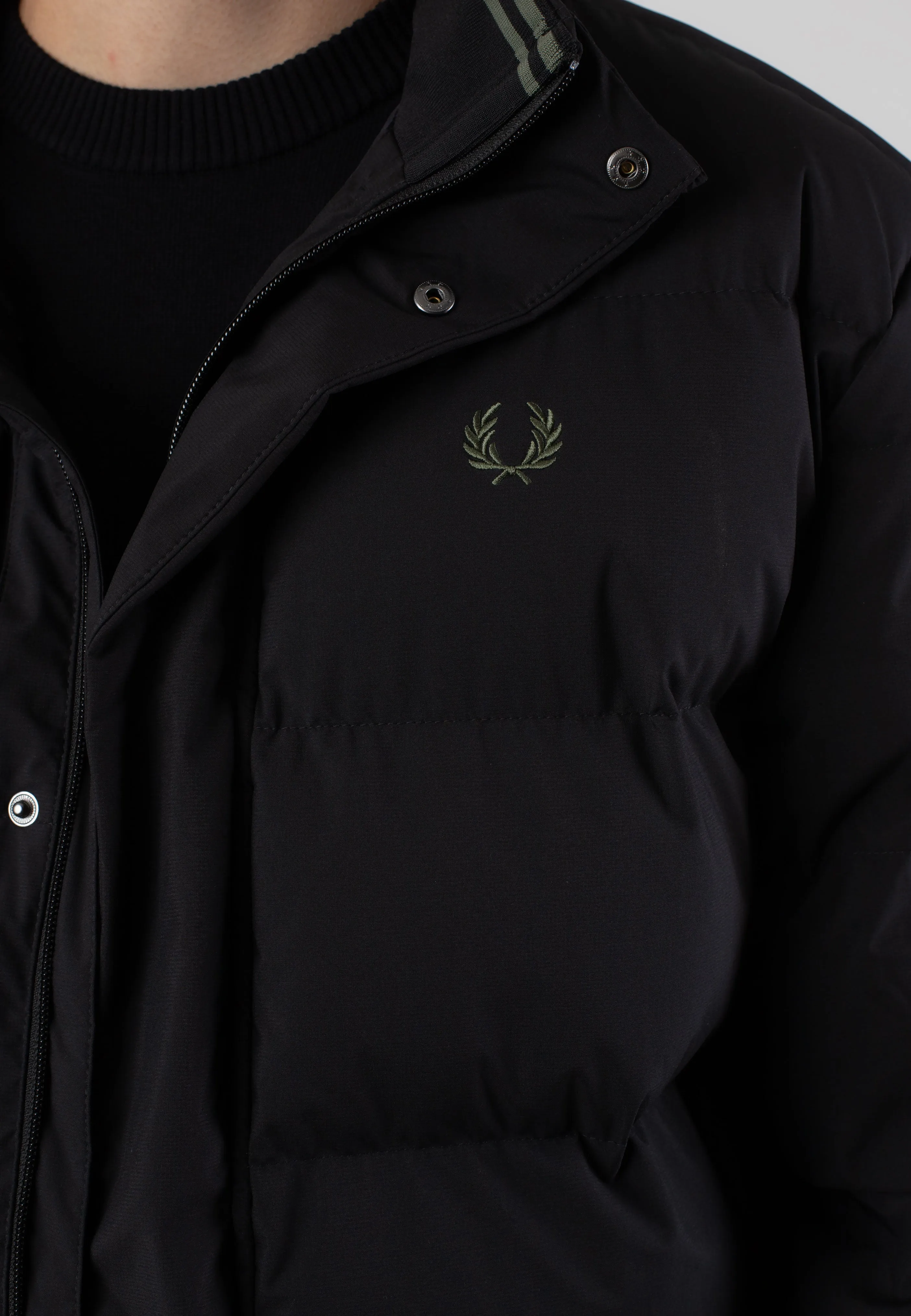 Fred Perry - Padded Pocket Detail Black - Jacket