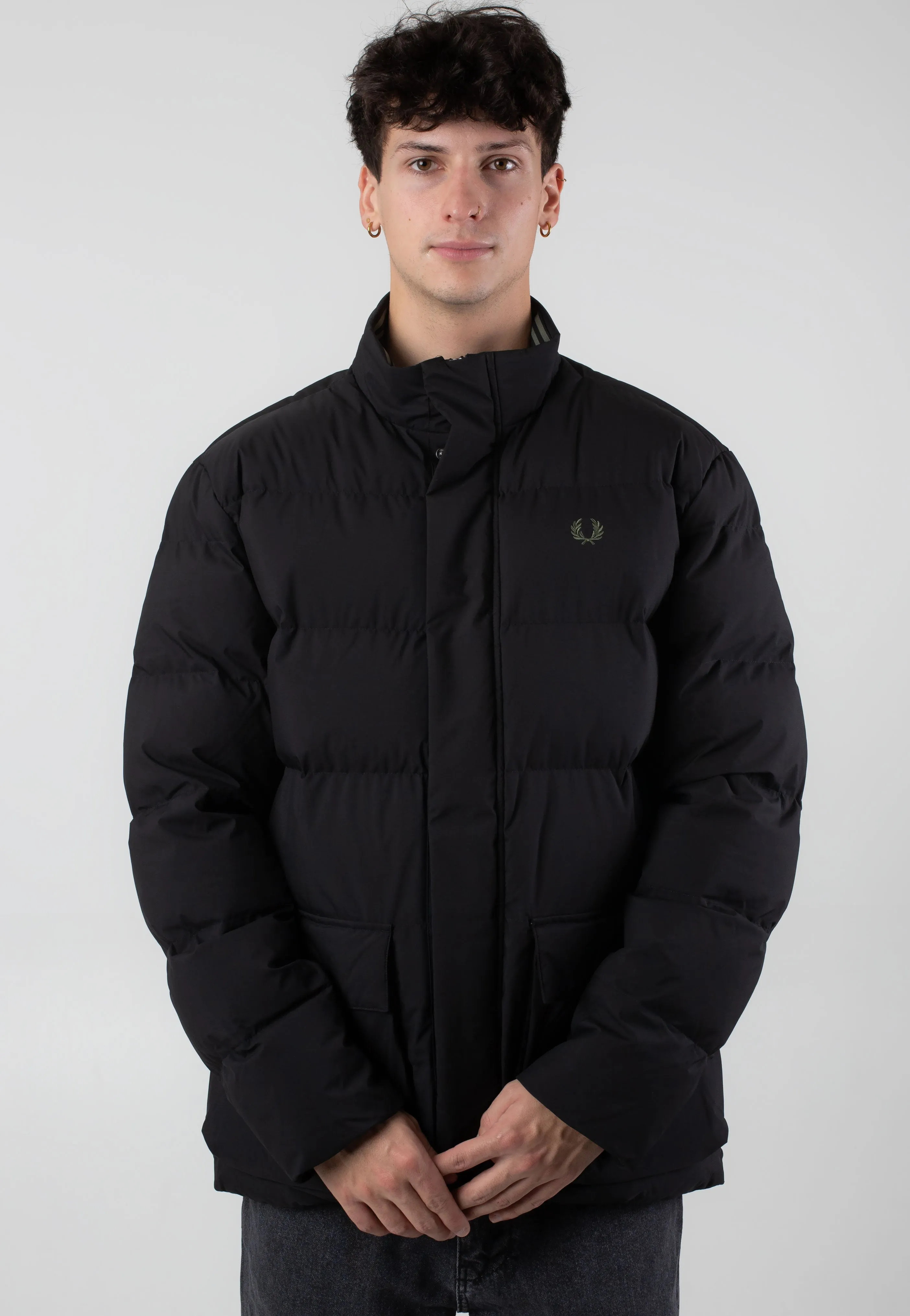 Fred Perry - Padded Pocket Detail Black - Jacket