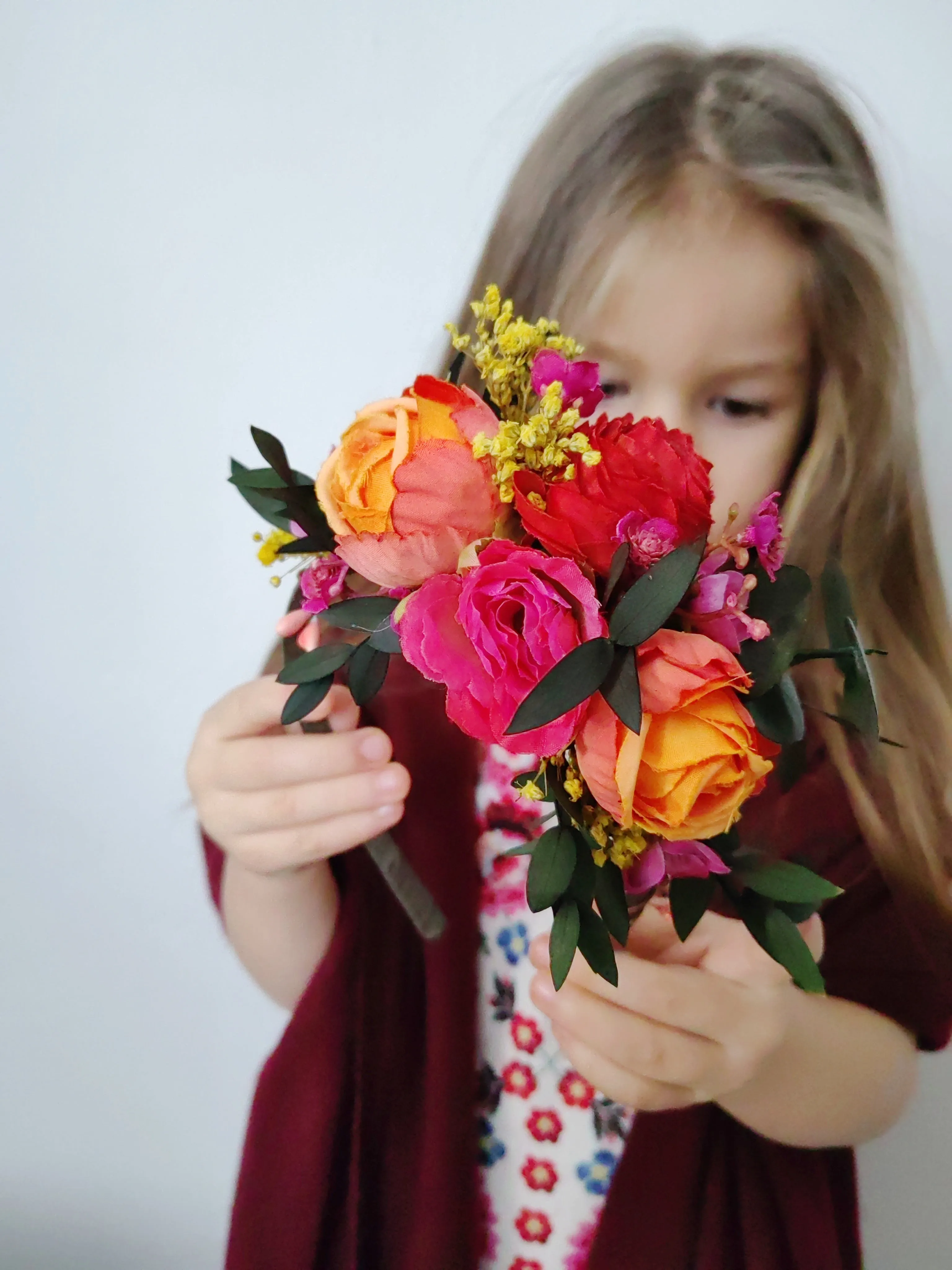 Frida Kahlo flower headband for girl