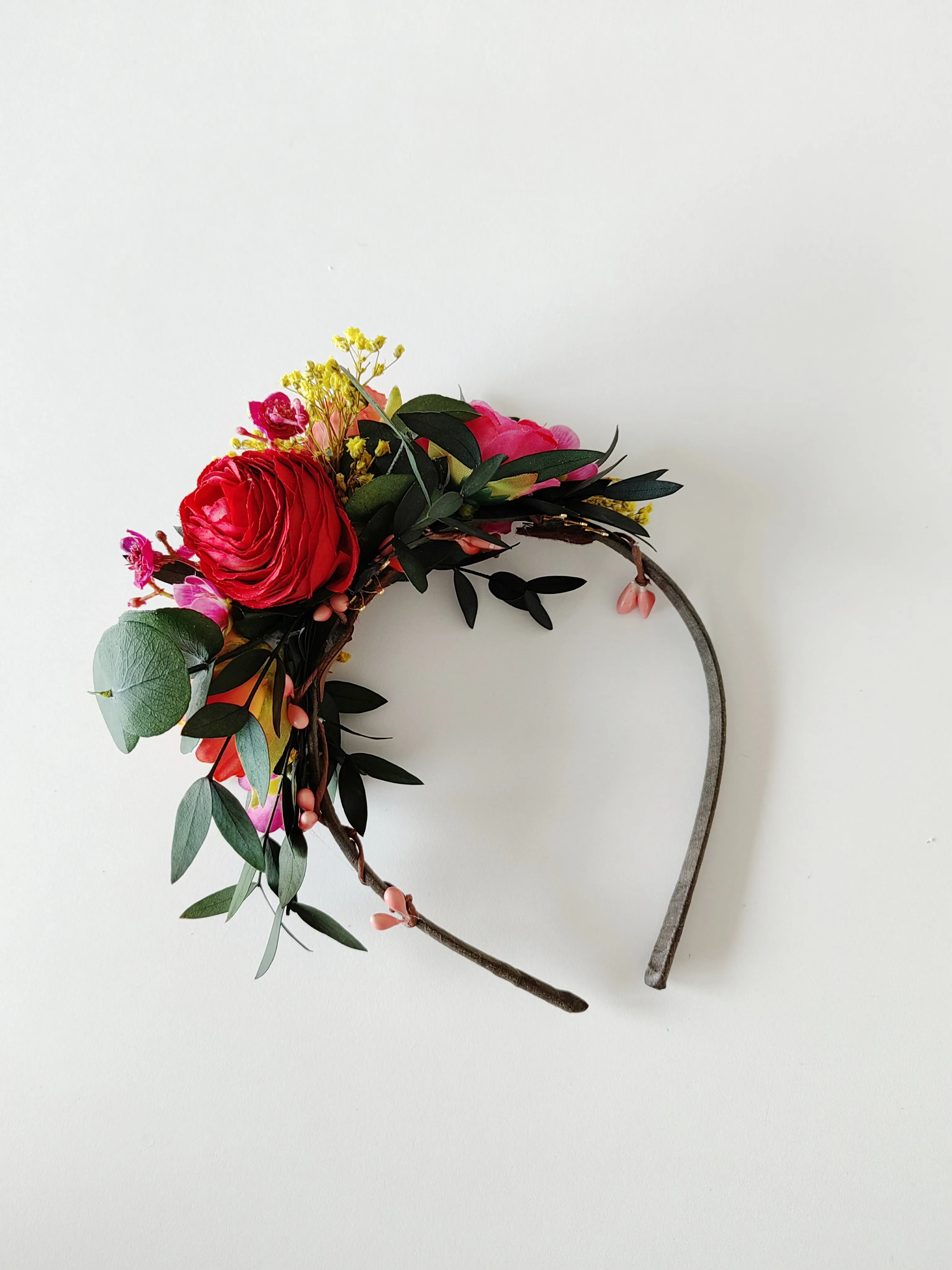 Frida Kahlo flower headband for girl