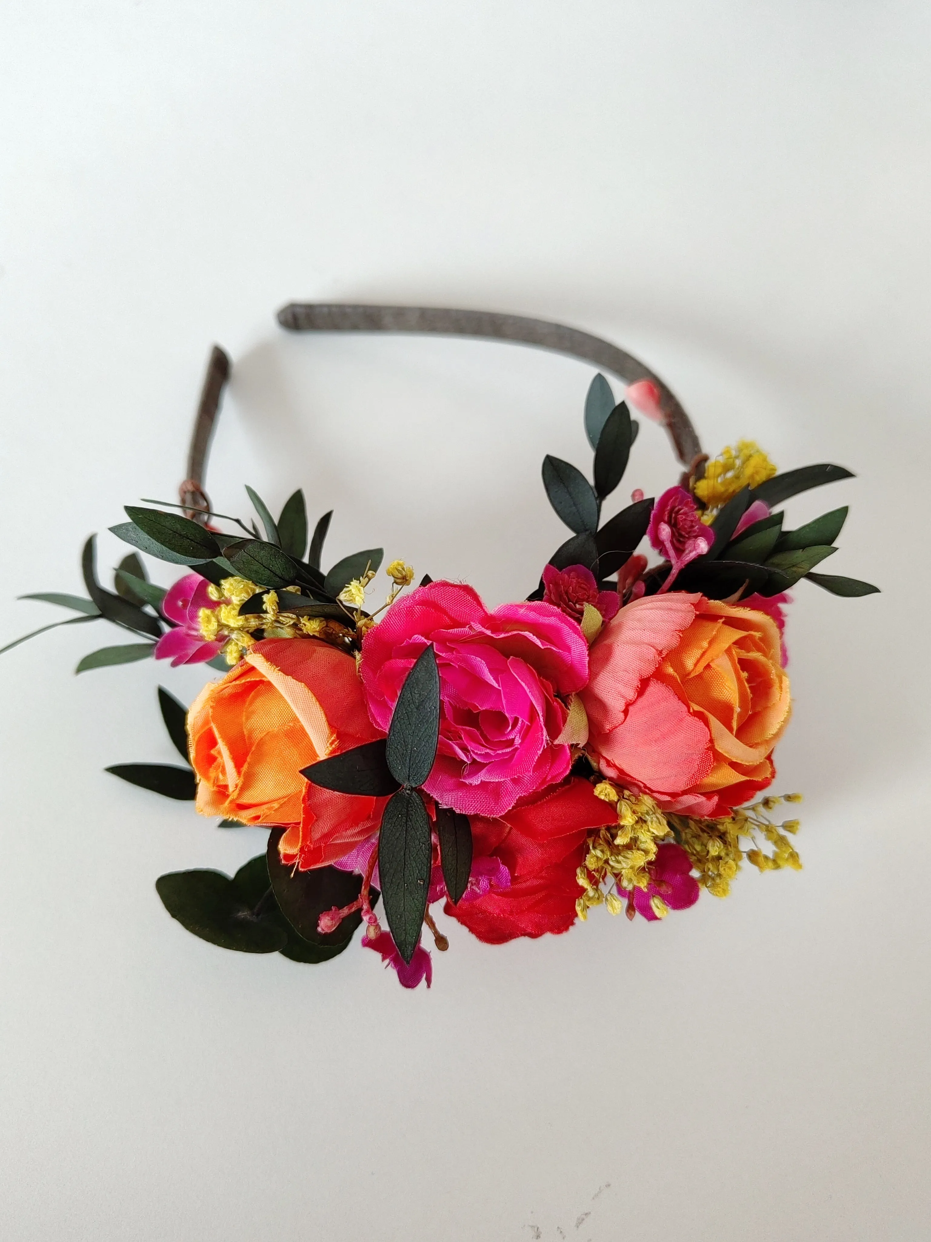 Frida Kahlo flower headband for girl