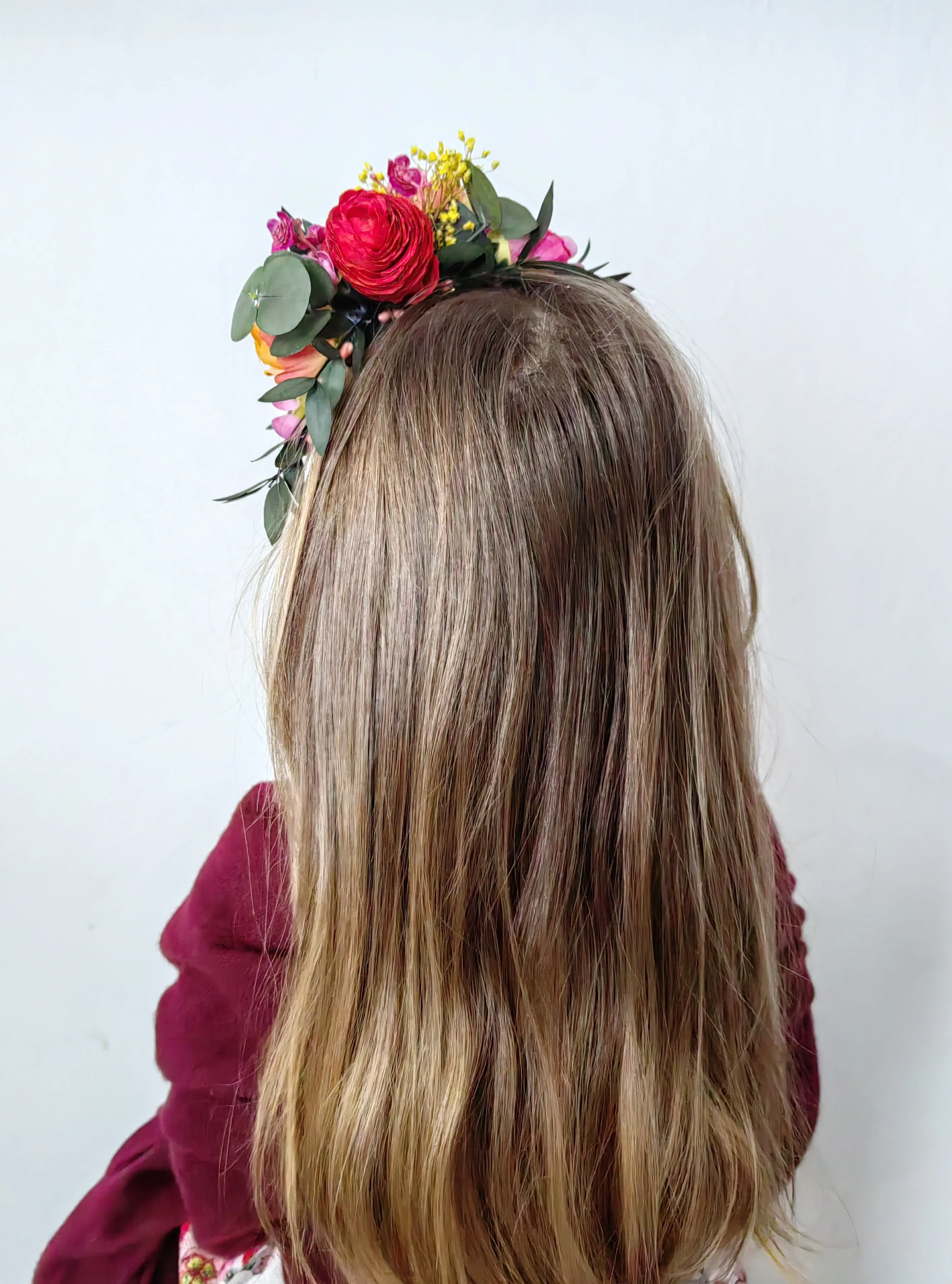 Frida Kahlo flower headband for girl