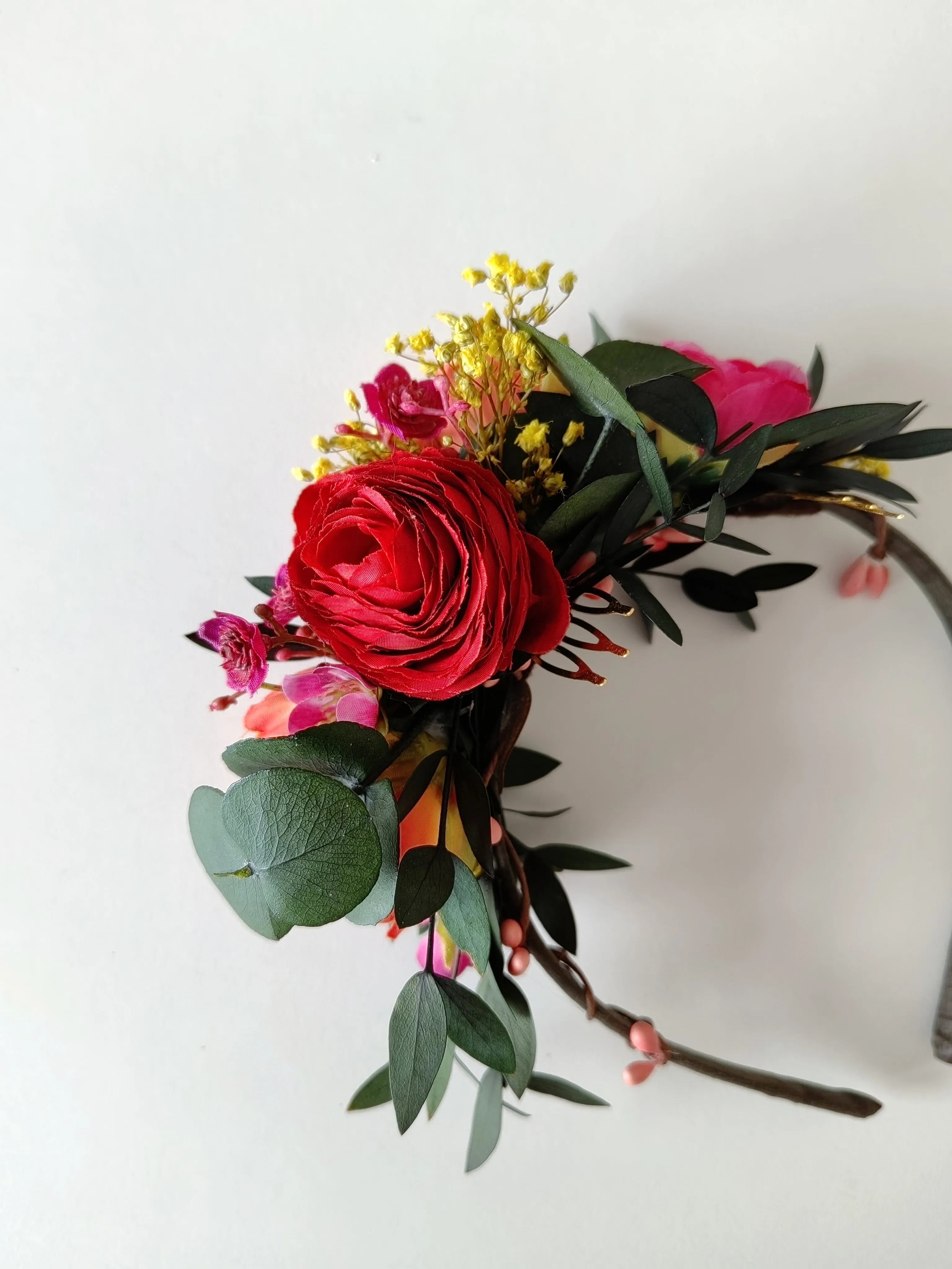 Frida Kahlo flower headband for girl