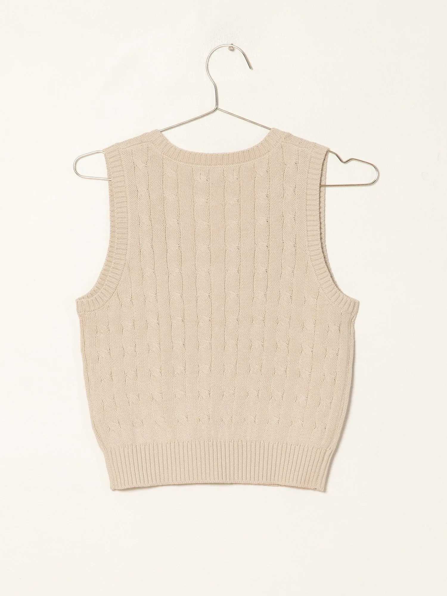 HARLOW HALLE CABLE VEST - CLEARANCE