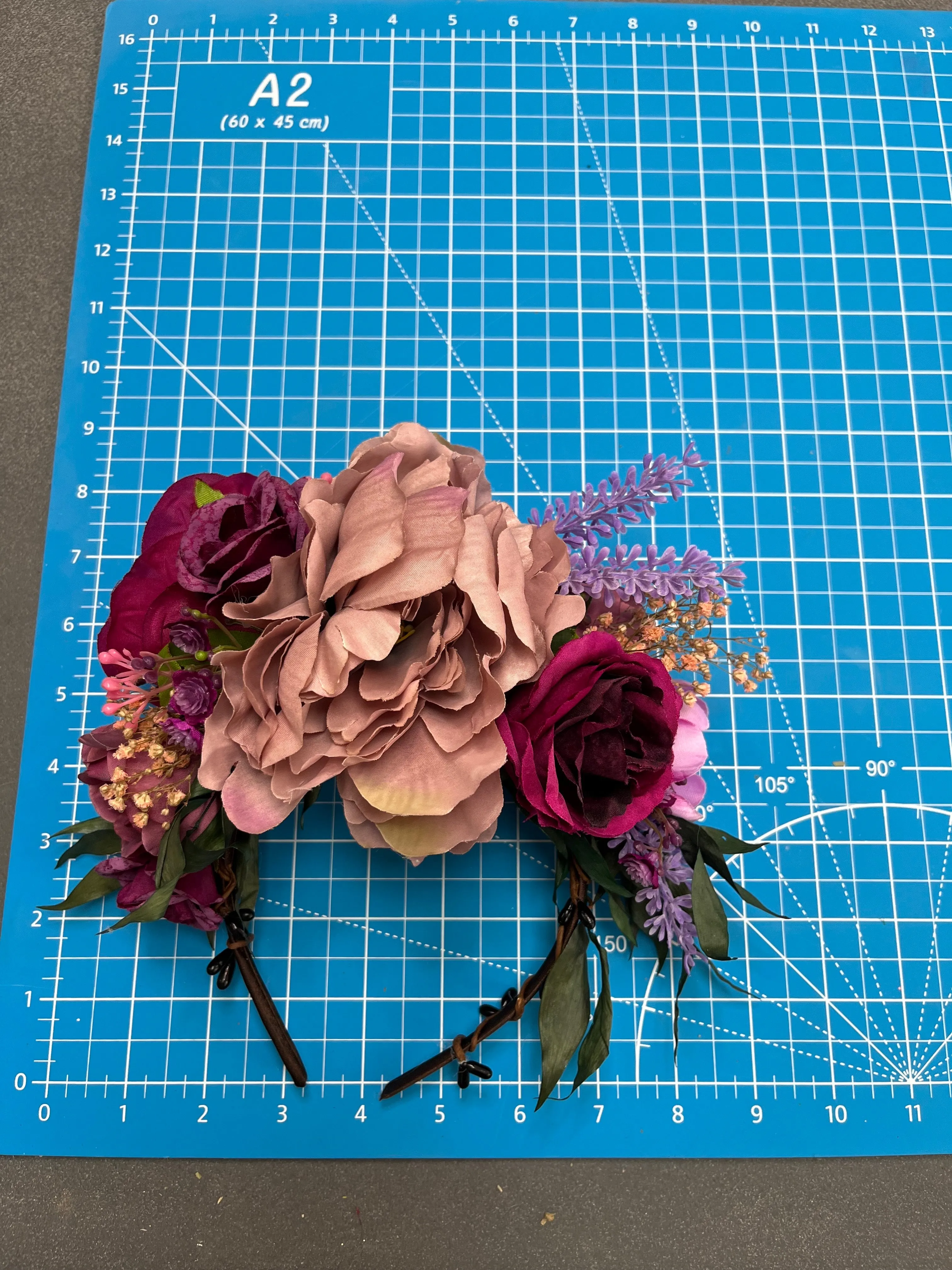 Magenta Frida Kahlo headband