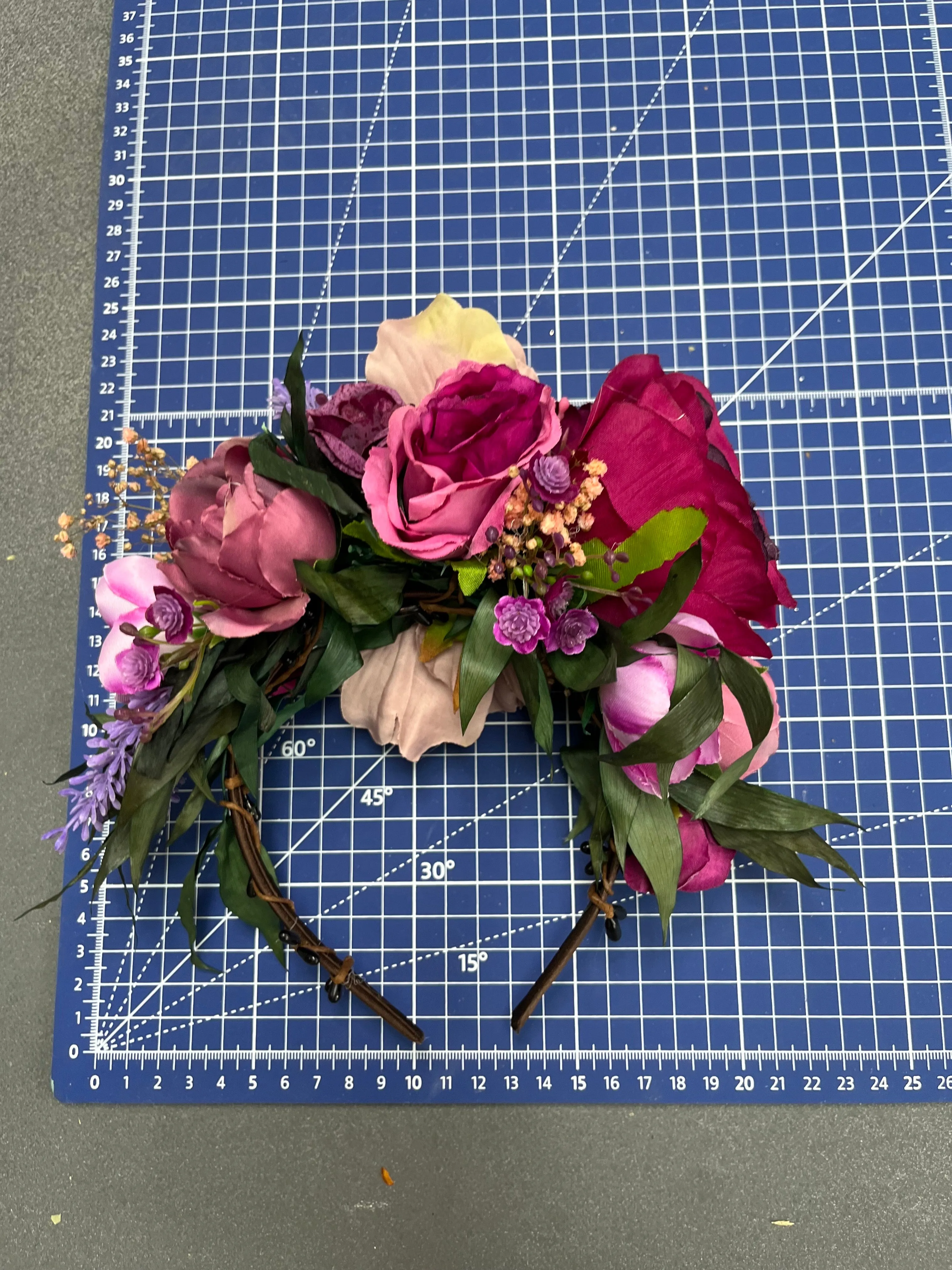 Magenta Frida Kahlo headband
