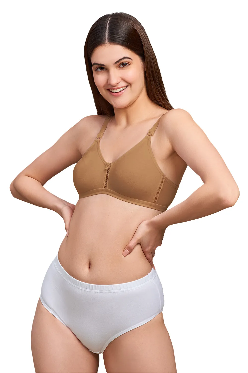 Naidu Hall Knitwear-Bra Special Combo Pack - Beauti - C65