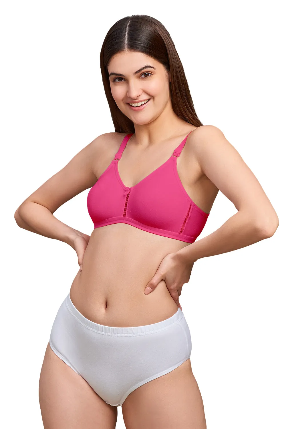 Naidu Hall Knitwear-Bra Special Combo Pack - Beauti - C65