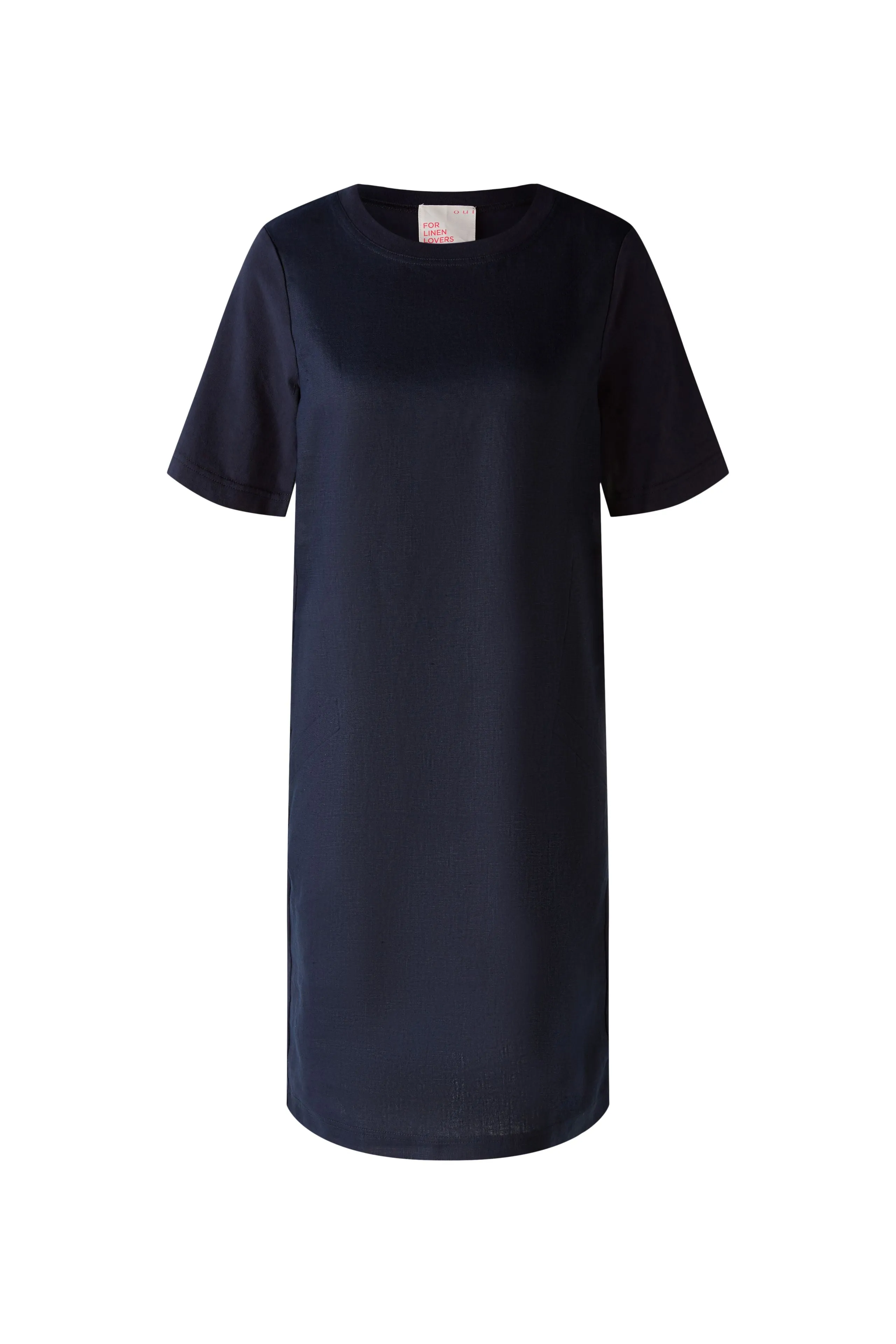 Oui Jersey Back Linen Dress