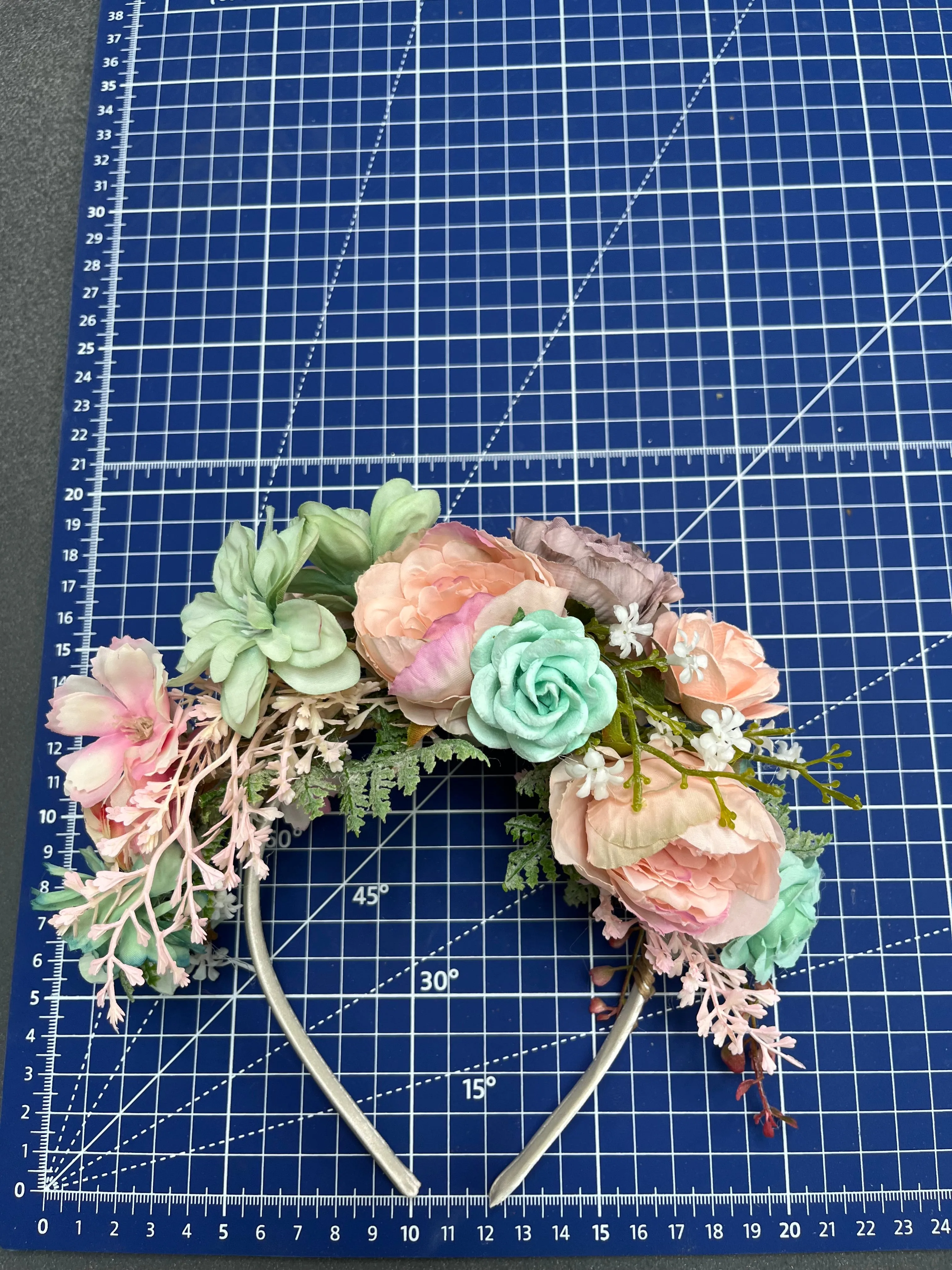 Pastel Frida Kahlo wedding headband