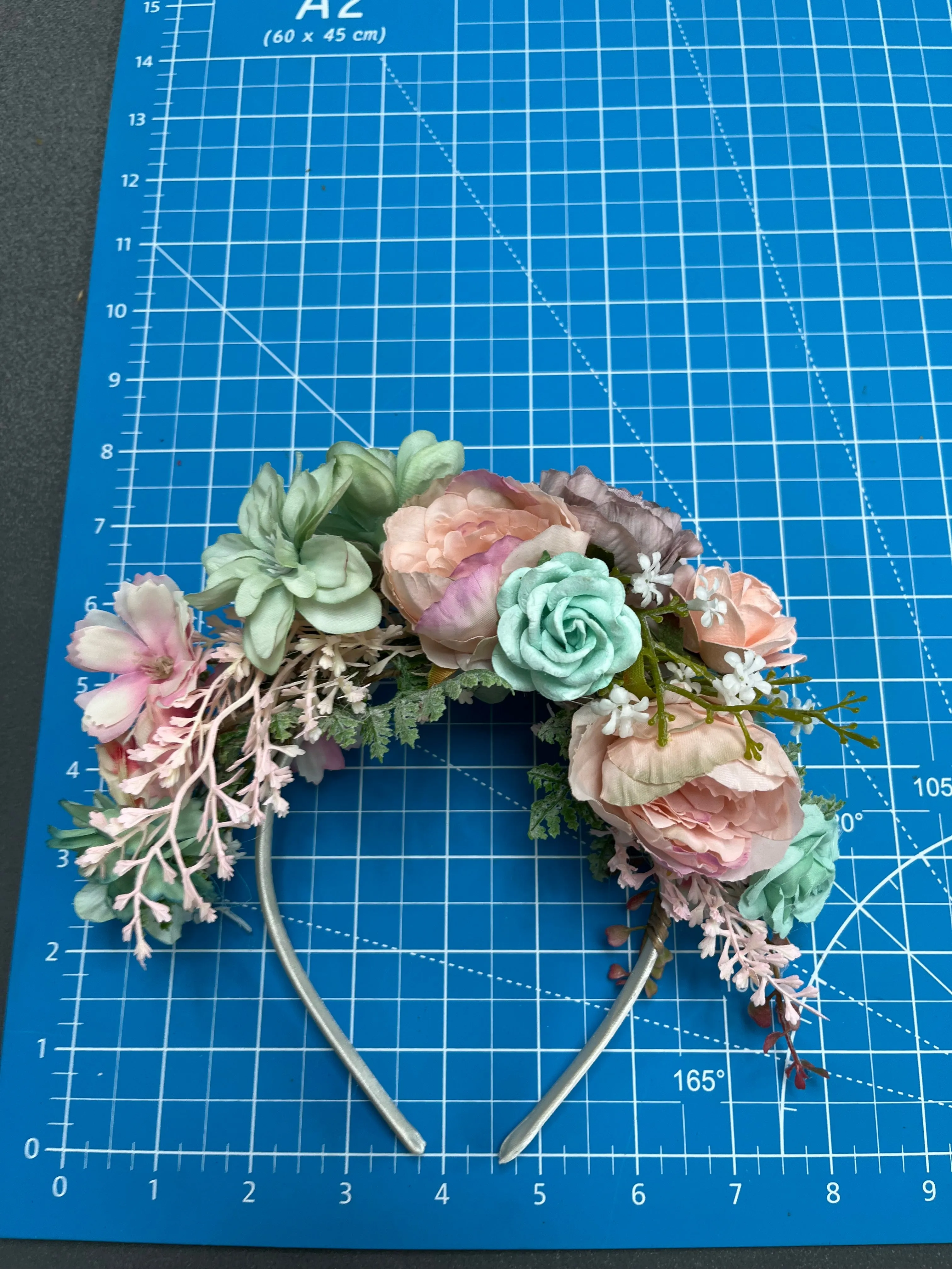 Pastel Frida Kahlo wedding headband