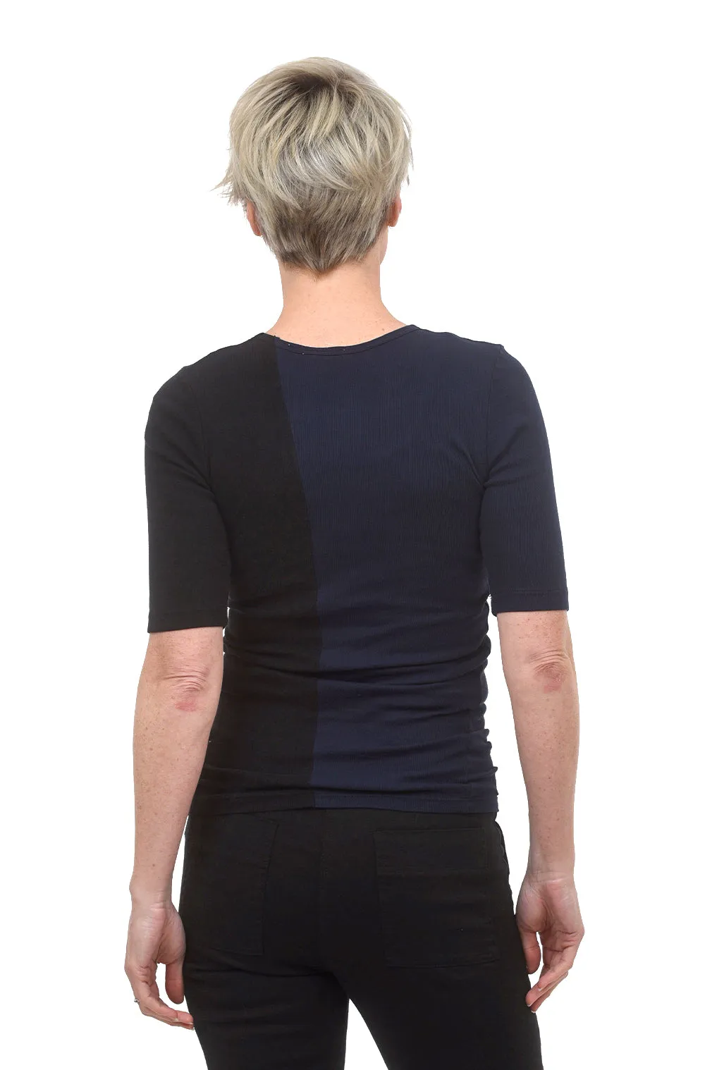 Recon 1/4 Sleeve Tee, Midnight/Black