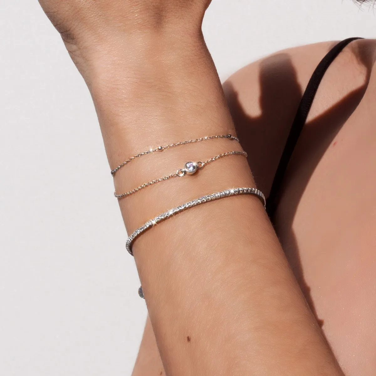 Riviere Spark Silver Bracelet