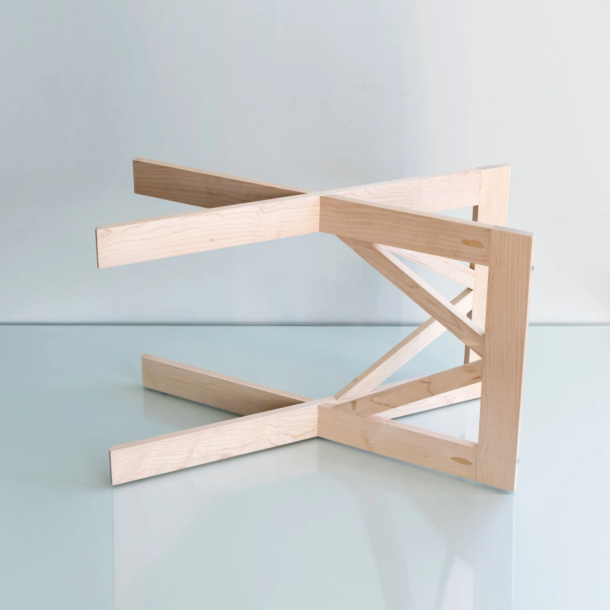 Tray stand | large maple handmade USA