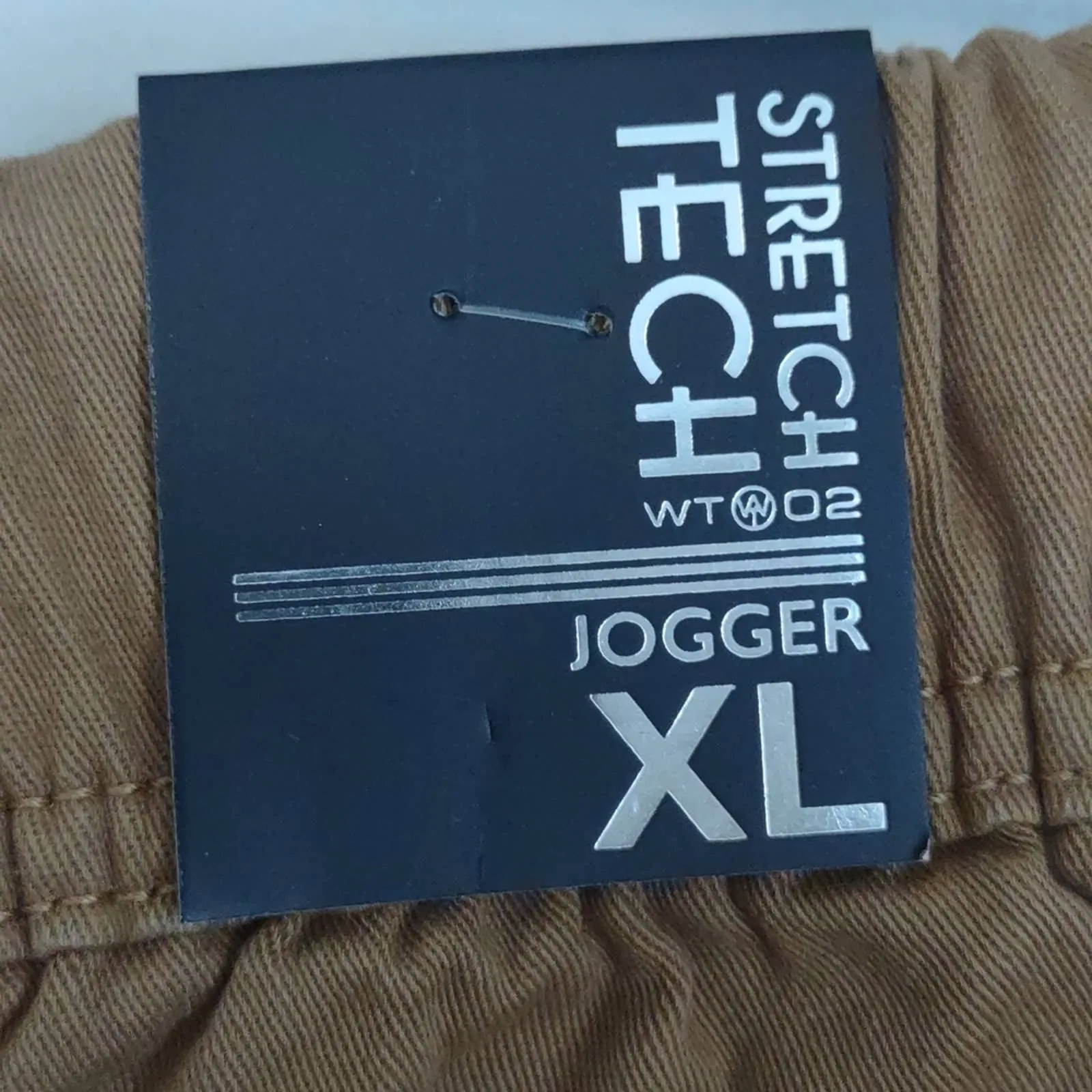WT Mens Stretch and Twill Fabric Jogger Pant XL Tobacco