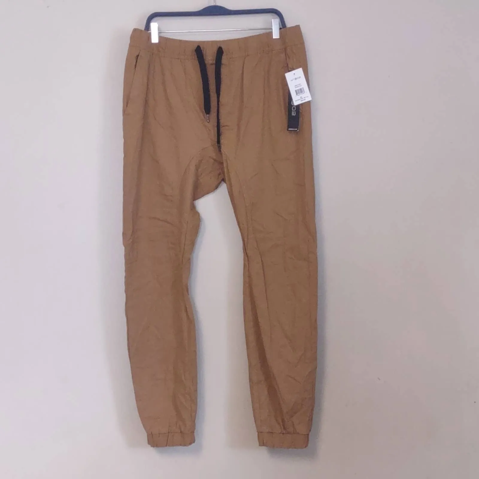 WT Mens Stretch and Twill Fabric Jogger Pant XL Tobacco